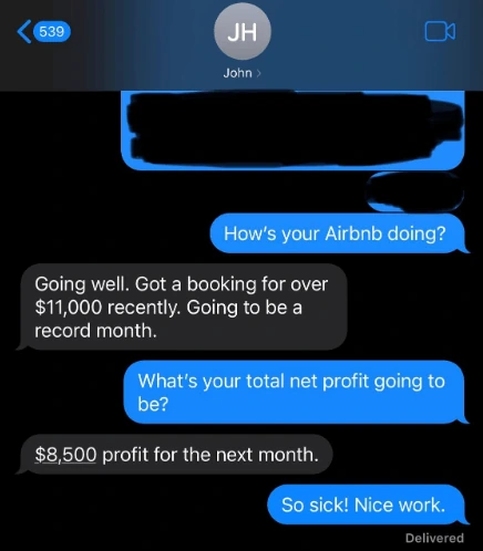 $11K booking, $8,500 profit